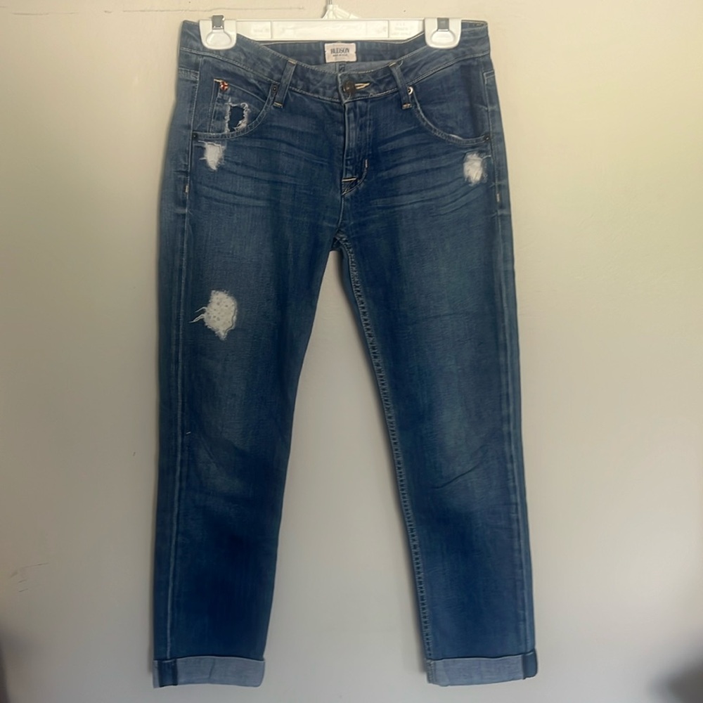 Hudson Bacara Crop blue Jeans Size 26